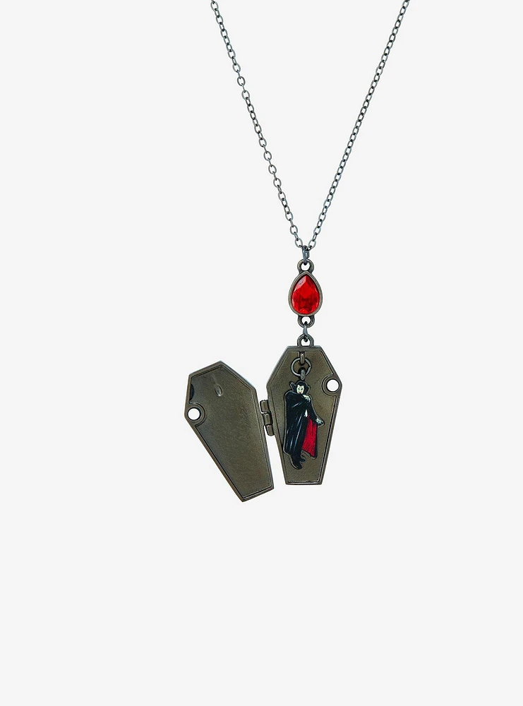 Universal Monsters Dracula Coffin Locket Necklace