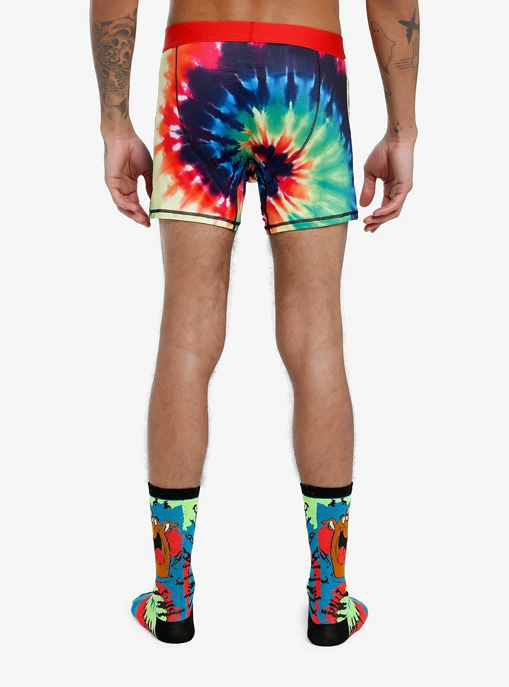 Scooby-Doo! Snacks Tie-Dye Boxer Briefs & Sock Set