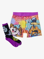 Looney Tunes Daffy Duck & Tasmanian Devil Boxer Briefs Sock Set