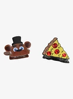 Five Nights At Freddy's Pizza & Freddy Claw Hair Clip Set