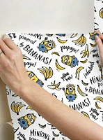 Minions Powered By Bananas Peel & Stick Wallpaper