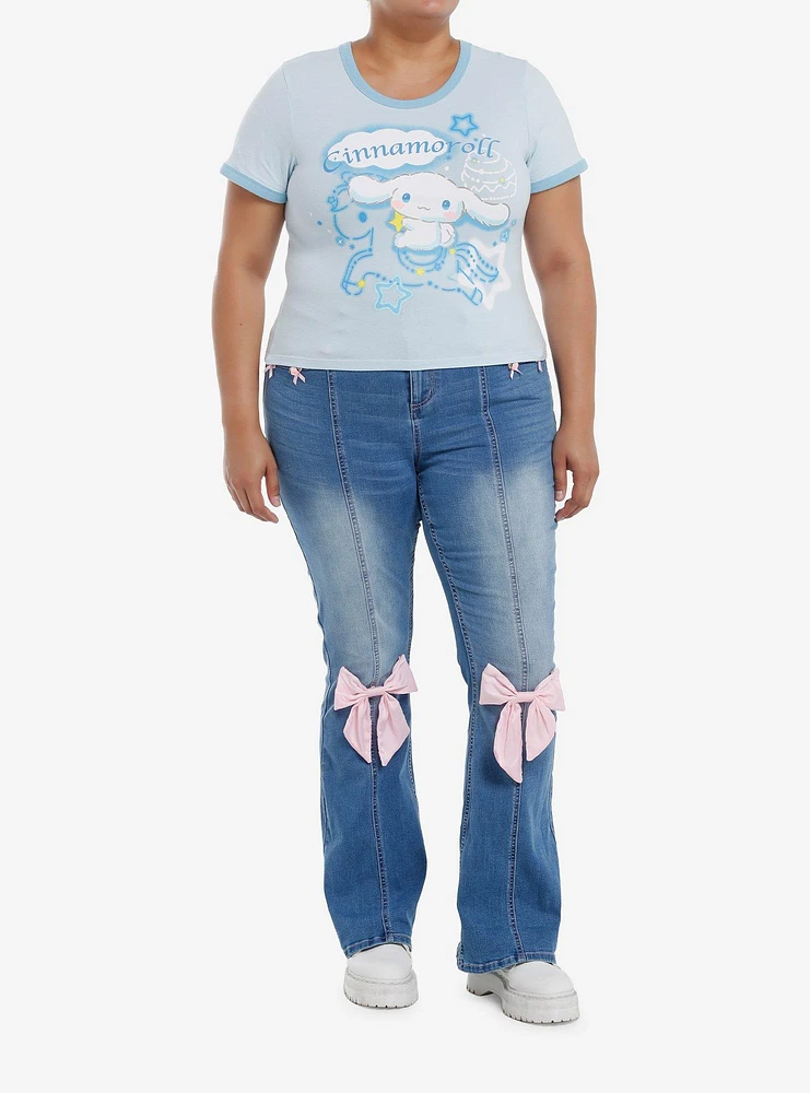 Cinnamoroll Starry Cloud Girls Ringer Baby T-Shirt Plus