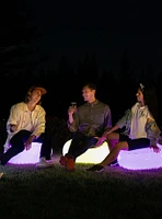 Illuminated LED Inflatable Ottoman Chair