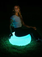 Illuminated LED Inflatable Ottoman Chair