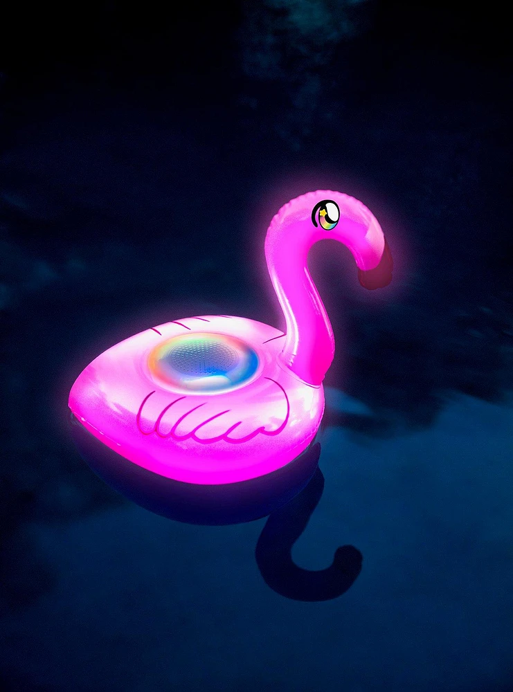 Floating Flamingo LED Speaker with Bluetooth