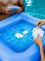 Inflatable Floating Game Table and Waterproof Playing Cards