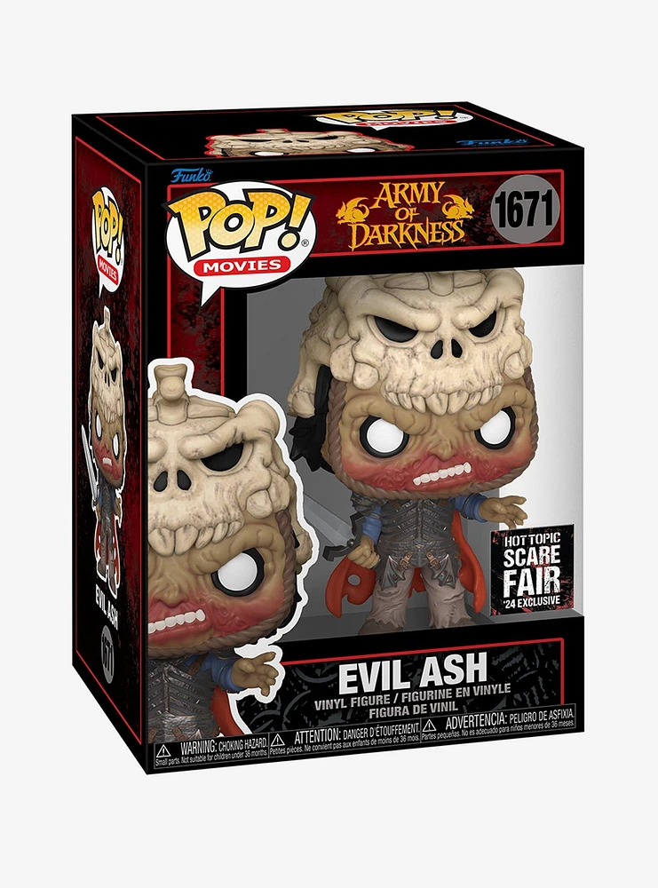 Funko Army Of Darkness Pop! Movies Evil Ash Vinyl Figure 2024 HT Scare Fair Exclusive