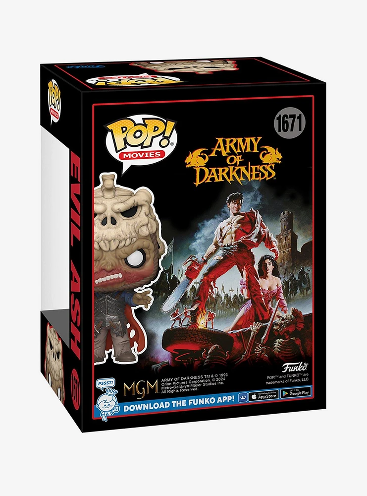 Funko Army Of Darkness Pop! Movies Evil Ash Vinyl Figure 2024 HT Scare Fair Exclusive