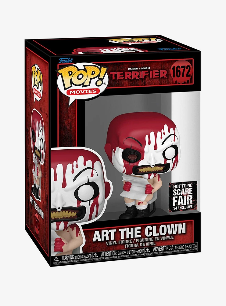 Funko Terrifier Pop! Movies Art The Clown Vinyl Figure 2024 HT Scare Fair Exclusive