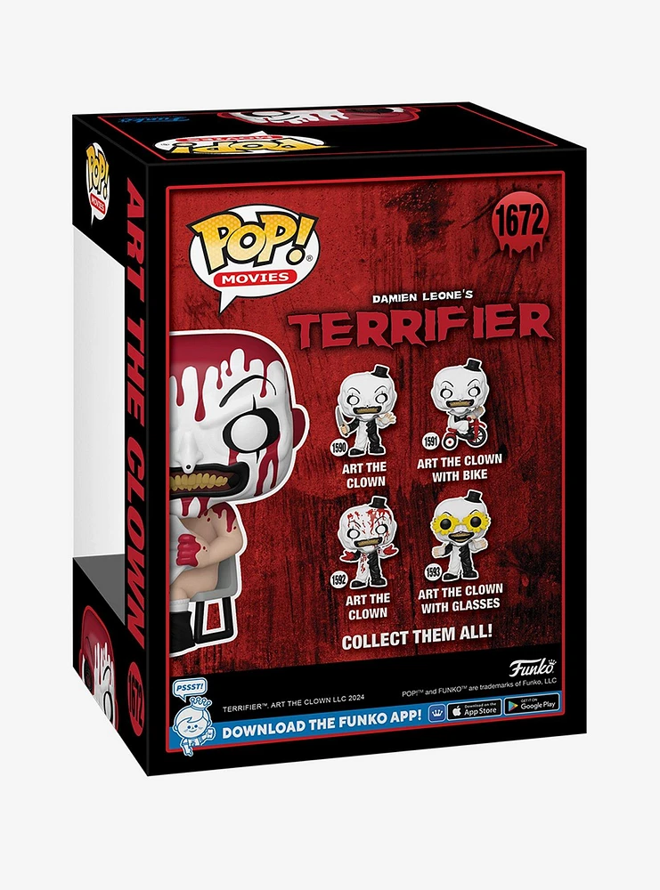 Funko Terrifier Pop! Movies Art The Clown Vinyl Figure 2024 HT Scare Fair Exclusive