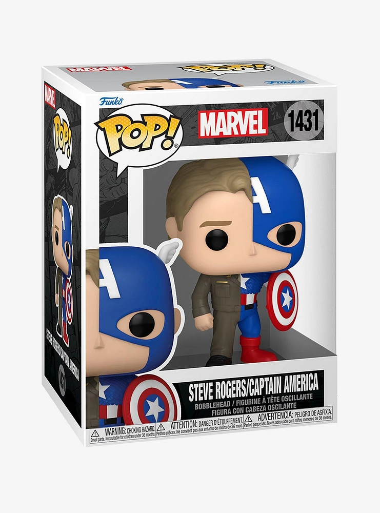 Funko Marvel Pop! Steve Rogers/Captain America Vinyl Bobble-Head