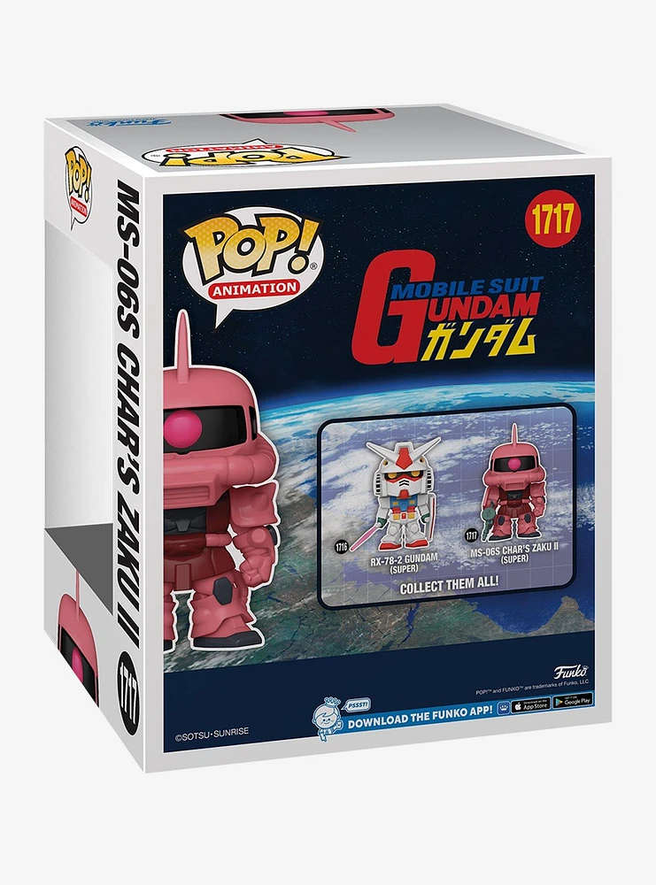 Funko Mobile Suit Gundam Pop! Animation MS-06S Char's Zaku II Vinyl Figure