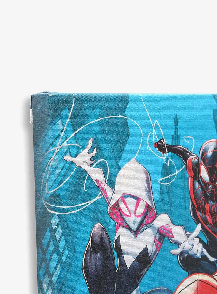 Marvel Spider-Man Spider-Gwen Spiderverse Trio Canvas Wall Decor