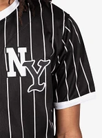 NY Pinstripe Baseball Jersey
