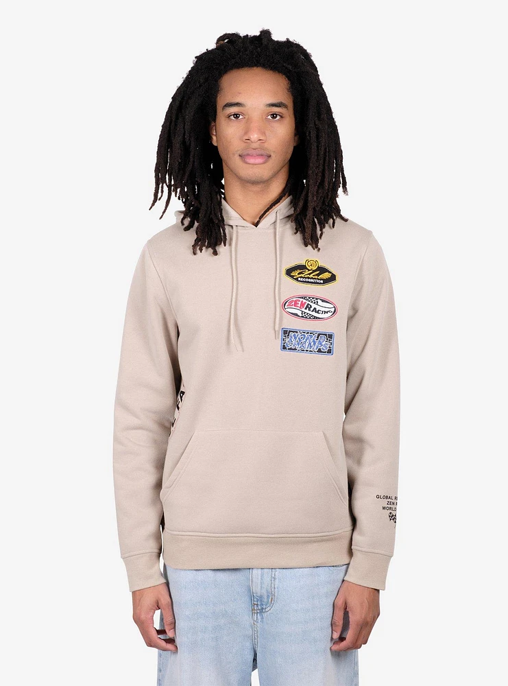 Live Fast Racing Hoodie Beige