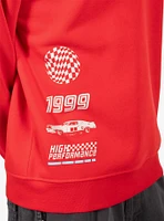 Most Wanted Motorsport Crewneck Sweatshirt Red