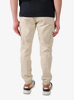 Cargo Pocket Twill Jogger Khaki