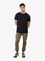 Cargo Pocket Twill Jogger Olive