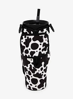 Cow Print Water Bottle Sling