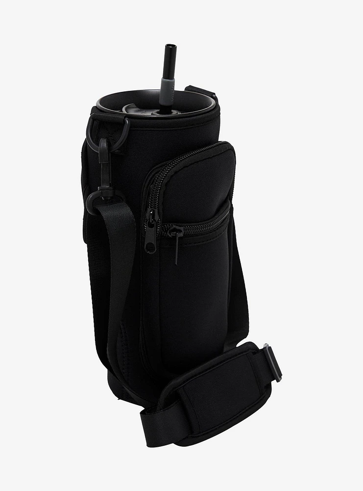 Black Water Bottle Sling