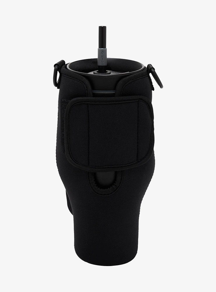 Black Water Bottle Sling