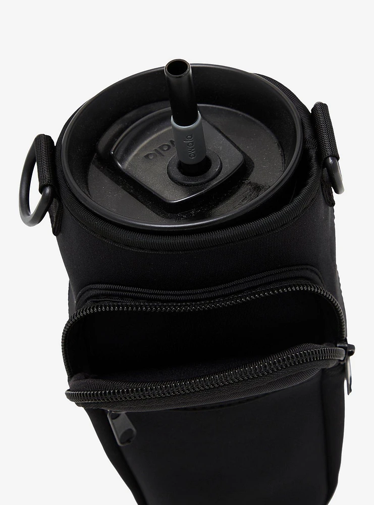 Black Water Bottle Sling