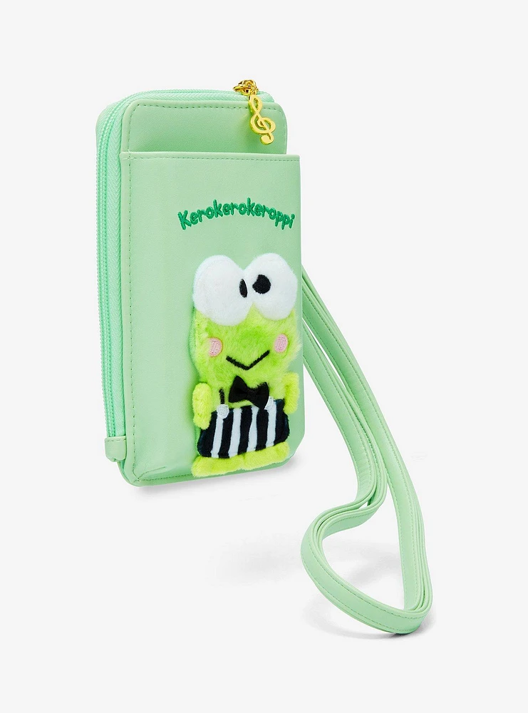 Keroppi Fuzzy Character Phone Pouch