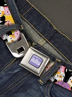 Adventure Time Characters Stacked Youth Seatbelt Belt