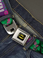 DC Comics The Joker Wanted Smiling Pose And Graffitis Youth Seatbelt Belt