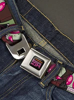 Invader Zim Close Up Posess Youth Seatbelt Belt