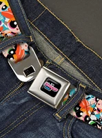 The Powerpuff Girls Expressions Stacked Youth Seatbelt Belt