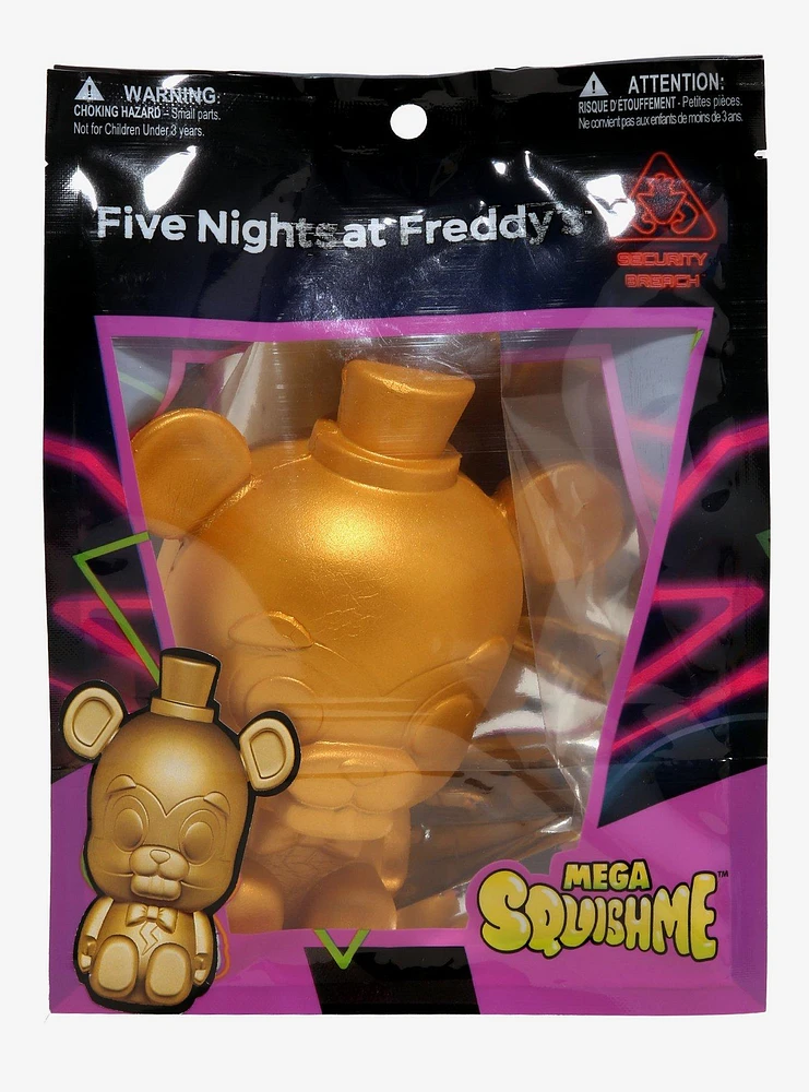 Five Nights At Freddy's Chibi Freddy Gold Squishy Toy