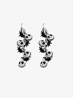 The Nightmare Before Christmas Jack Skellington Heads Drop Earrings