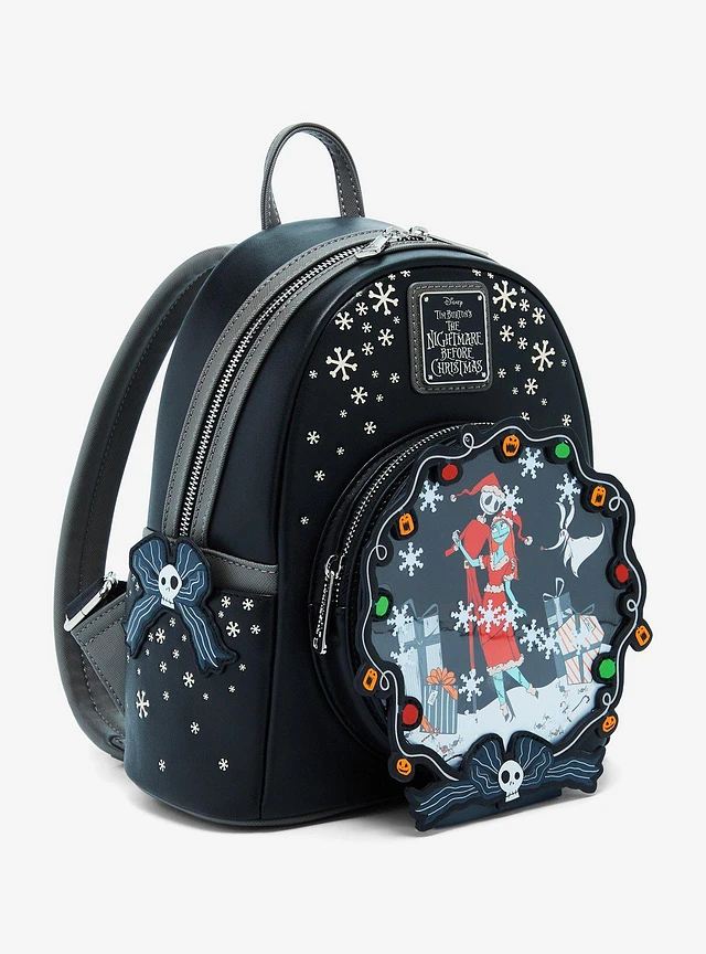 Loungefly Disney The Nightmare Before Christmas Jack & Sally Snowflake Backpack Loungefly Disney The Nightmare Before Christmas Jack & Sally  main image 2