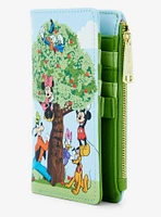 Loungefly Disney Mickey Mouse & Friends Apple Tree Snap Wallet - BoxLunch Exclusive