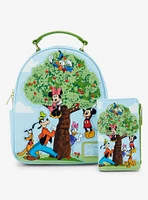 Loungefly Disney Mickey Mouse & Friends Apple Tree Snap Wallet - BoxLunch Exclusive