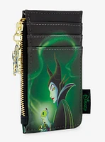 Loungefly Disney Sleeping Beauty Maleficent & Aurora Spinning Wheel Cardholder — BoxLunch Exclusive