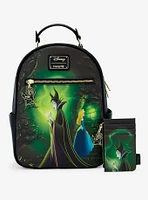 Loungefly Disney Sleeping Beauty Maleficent & Aurora Spinning Wheel Cardholder — BoxLunch Exclusive