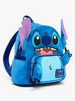 Loungefly Disney Lilo & Stitch Figural Fuzzy Stitch Mini Backpack - BoxLunch Exclusive