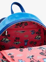 Loungefly Disney Lilo & Stitch Figural Fuzzy Stitch Mini Backpack - BoxLunch Exclusive