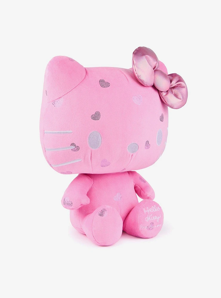 Hello Kitty 50th Anniversary Pink Heart Plush