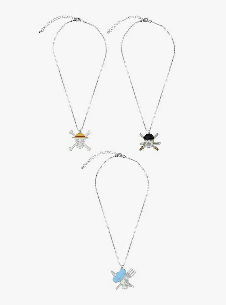 One Piece Monster Trio Charm Necklace Set