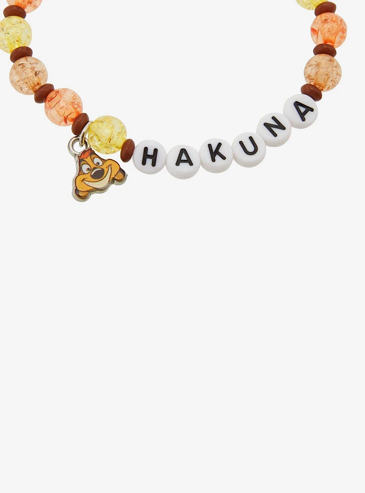 Disney The Lion King Hakuna Matata Charm Best Friend Bracelet Set