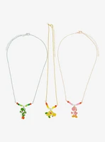 Super Mario Yoshi Trio Necklace Set