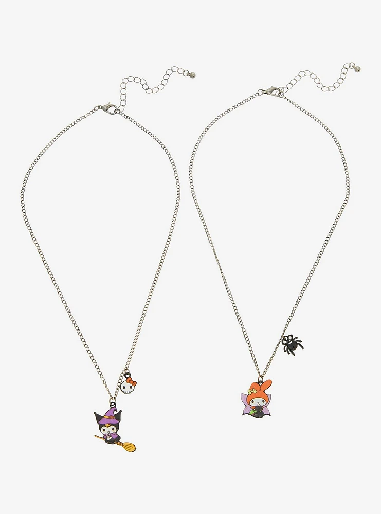 My Melody & Kuromi Halloween Costume Best Friend Necklace Set