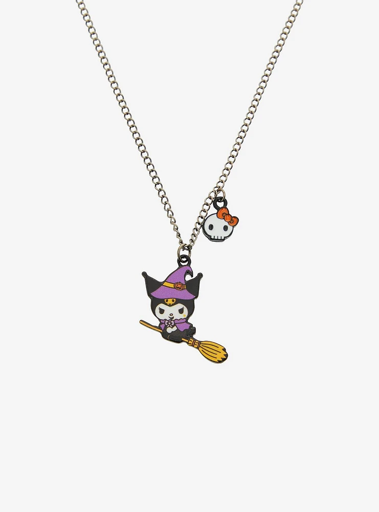 My Melody & Kuromi Halloween Costume Best Friend Necklace Set