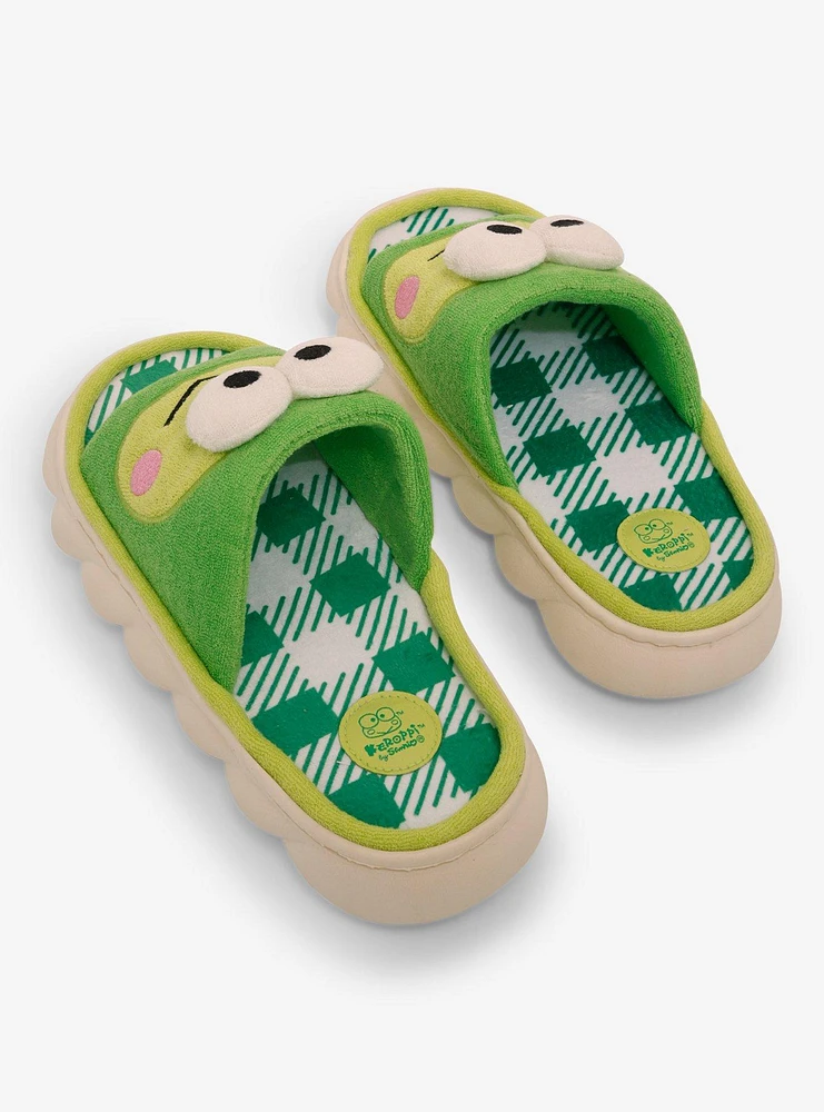 Keroppi Terrycloth Chunky Slides