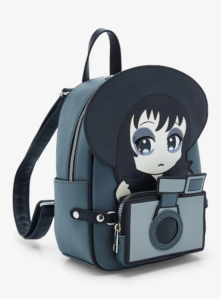 Beetlejuice Chibi Lydia Camera Mini Backpack