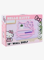 Sanrio Hello Kitty Silhouette Pink Wall Shelf