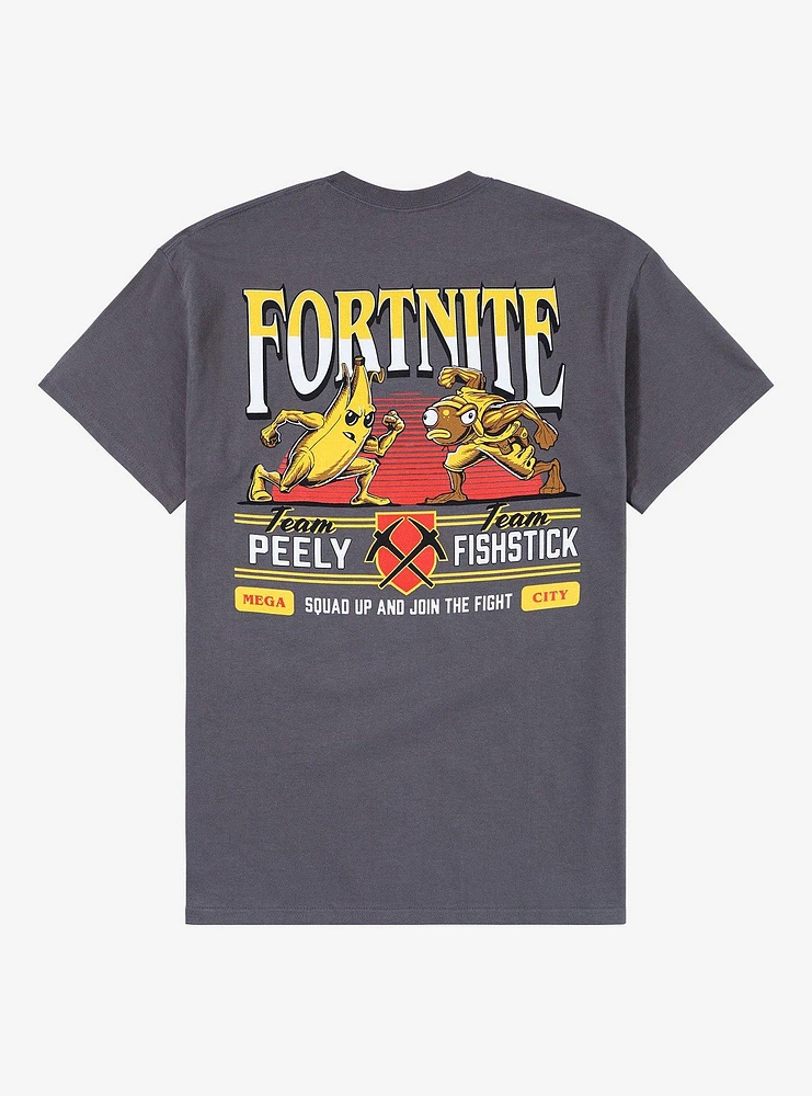 Fortnite Peely Vs. Fishstick T-Shirt